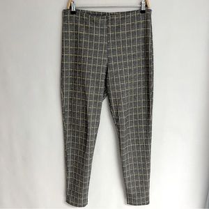 YSC Basics Plaid Slim Ankle Pants
